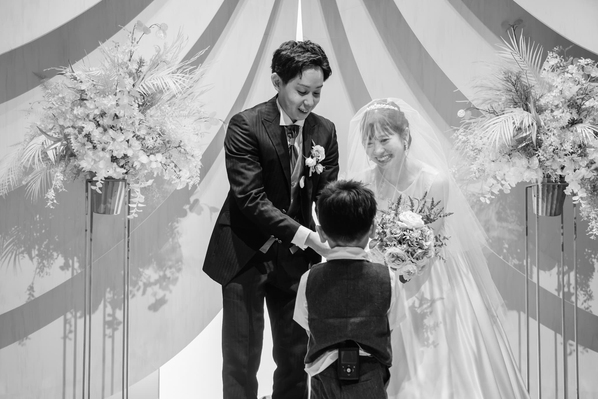 ウェディングレポート第二弾★かわいいゲストがお手伝い